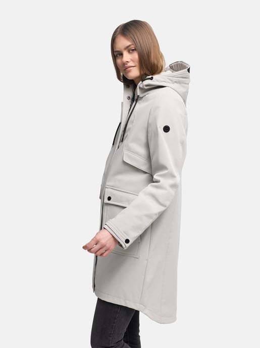 Navahoo Damen Softshell Übergangsjacke Morgennebel mit Kapuze - Image 6