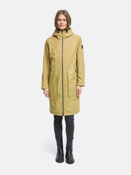 Navahoo Damen Parka Übergangsjacke Edelumhang mit Kapuze - Image 6