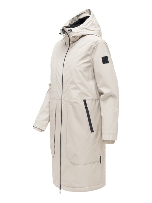 Navahoo Damen Parka Übergangsjacke Edelumhang mit Kapuze - Image 2