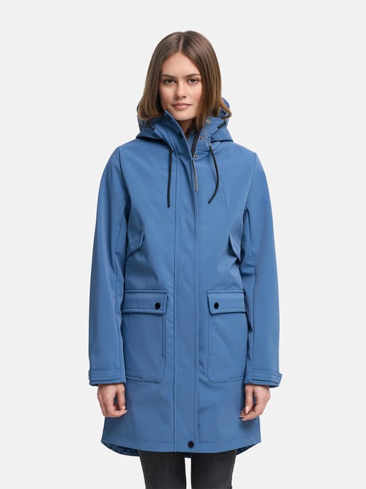 Navahoo Damen Softshell Übergangsjacke Morgennebel mit Kapuze - Image 5