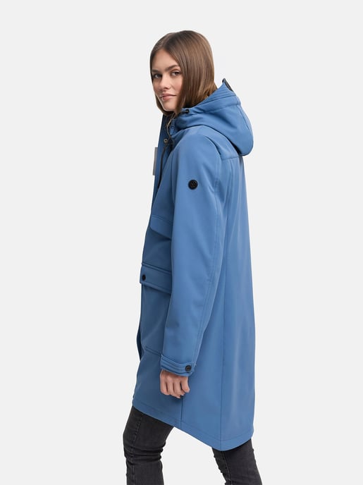 Navahoo Damen Softshell Übergangsjacke Morgennebel mit Kapuze - Image 6