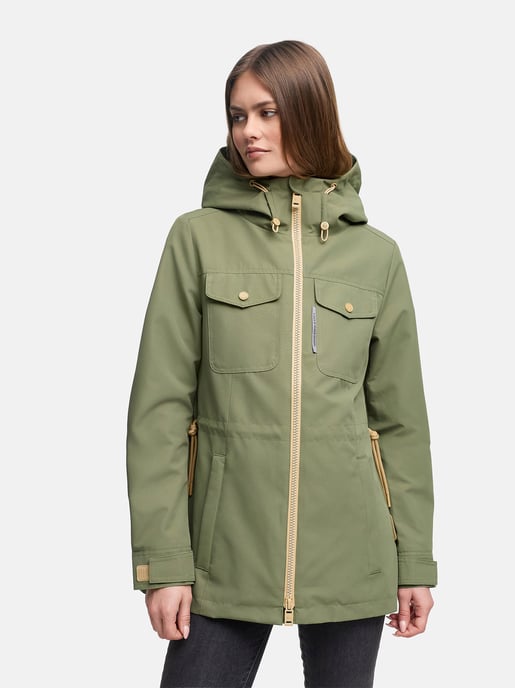 Marikoo Damen Parka Übergangsjacke Sohaa mit Kapuze - Image 5