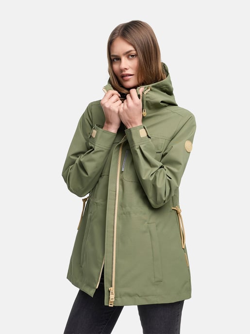 Marikoo Damen Parka Übergangsjacke Sohaa mit Kapuze - Image 6