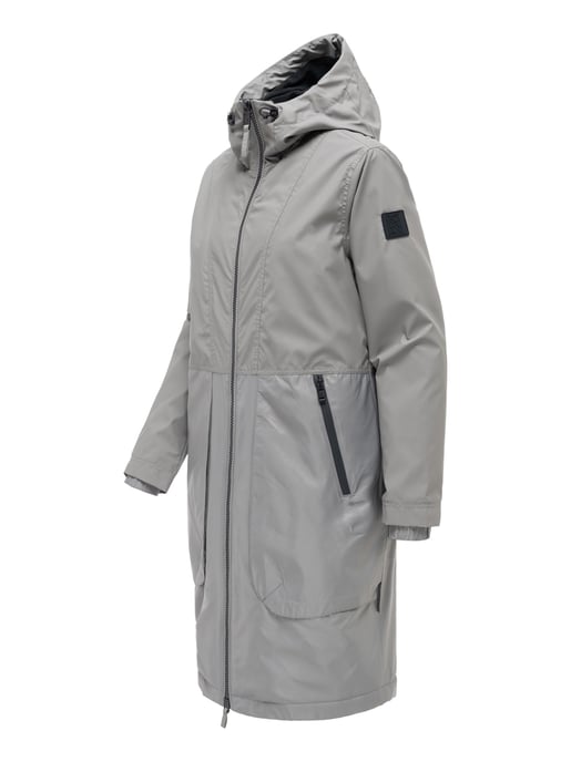 Navahoo Damen Parka Übergangsjacke Edelumhang mit Kapuze - Image 2