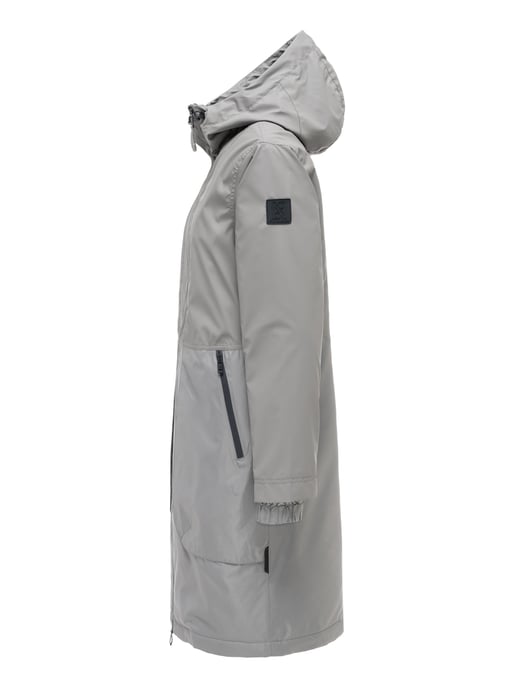 Navahoo Damen Parka Übergangsjacke Edelumhang mit Kapuze - Image 3