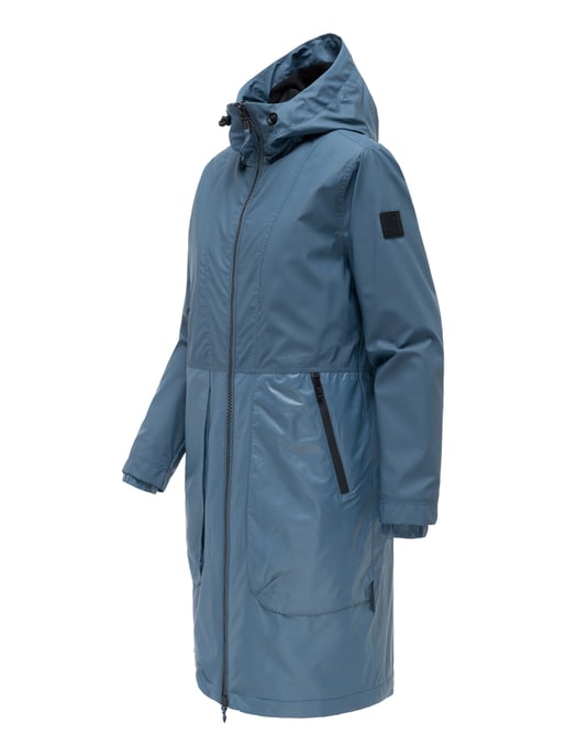 Navahoo Damen Parka Übergangsjacke Edelumhang mit Kapuze - Image 2