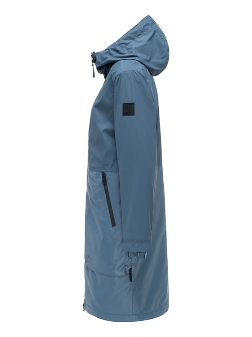 Navahoo Damen Parka Übergangsjacke Edelumhang mit Kapuze - Image 3