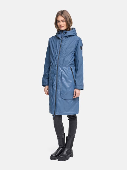 Navahoo Damen Parka Übergangsjacke Edelumhang mit Kapuze - Image 6