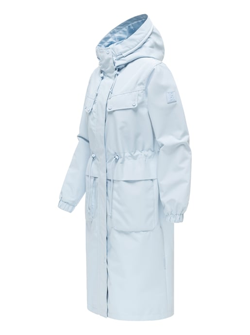 Navahoo Damen Parka Übergangsjacke Kirschwind mit Kapuze - Image 3