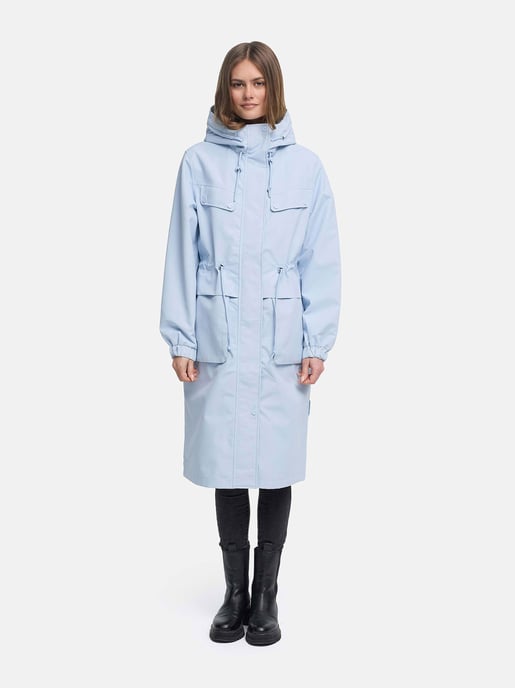 Navahoo Damen Parka Übergangsjacke Kirschwind mit Kapuze - Image 6