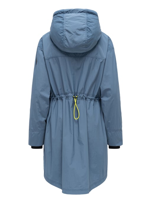Marikoo Damen Mantel Übergangsjacke Trüffelbonbon mit Kapuze - Image 3