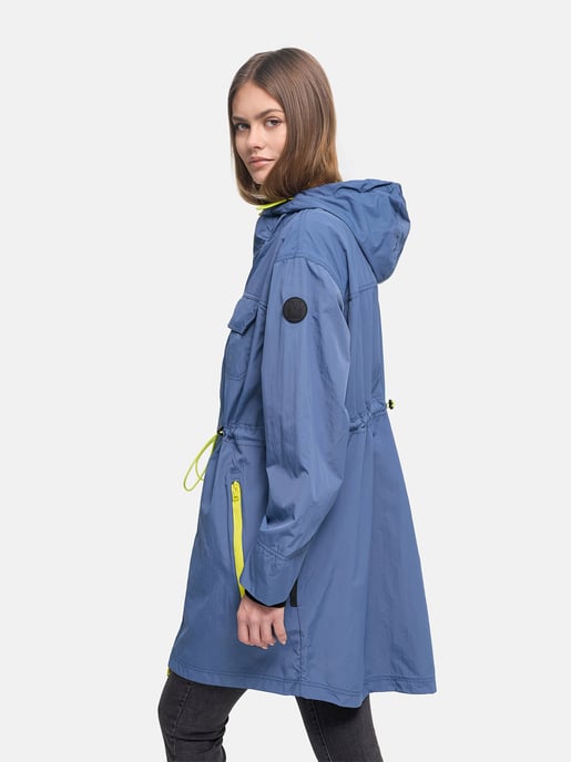 Marikoo Damen Mantel Übergangsjacke Trüffelbonbon mit Kapuze - Image 6