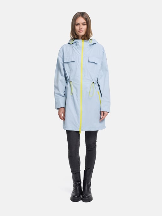 Marikoo Damen Mantel Übergangsjacke Trüffelbonbon mit Kapuze - Image 5