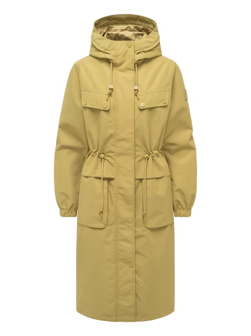 Navahoo Damen Parka Übergangsjacke Kirschwind mit Kapuze - Image 2