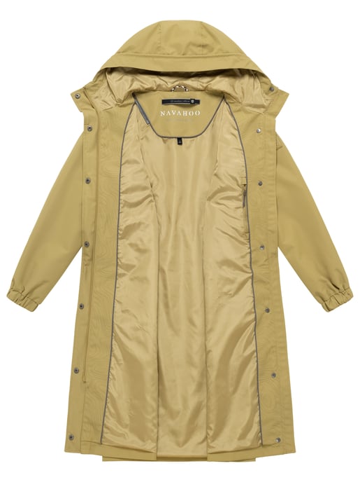 Navahoo Damen Parka Übergangsjacke Kirschwind mit Kapuze - Image 5