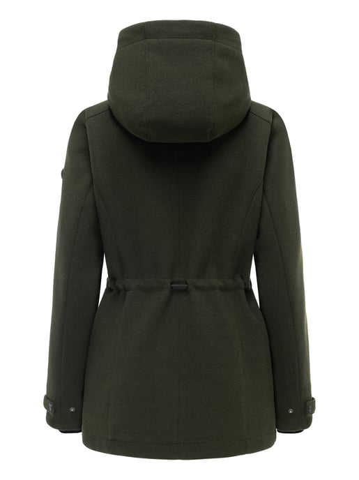 Navahoo Damen Übergangsjacke Lächelstern mit Kapuze in Wolle-Optik - Image 3