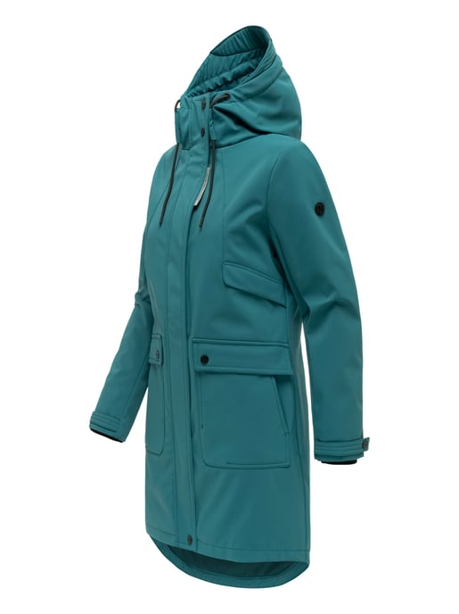 Navahoo Damen Softshell Übergangsjacke Morgennebel mit Kapuze - Image 2