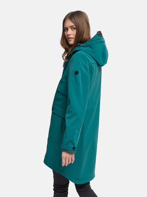 Navahoo Damen Softshell Übergangsjacke Morgennebel mit Kapuze - Image 6