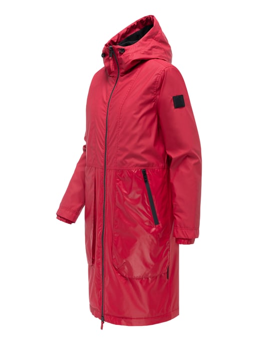 Navahoo Damen Parka Übergangsjacke Edelumhang mit Kapuze - Image 2