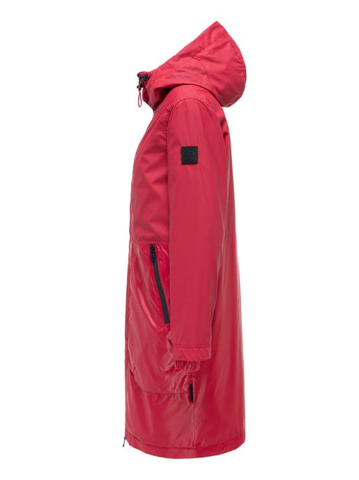 Navahoo Damen Parka Übergangsjacke Edelumhang mit Kapuze - Image 3