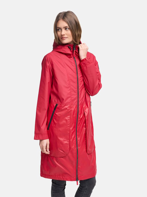 Navahoo Damen Parka Übergangsjacke Edelumhang mit Kapuze - Image 6