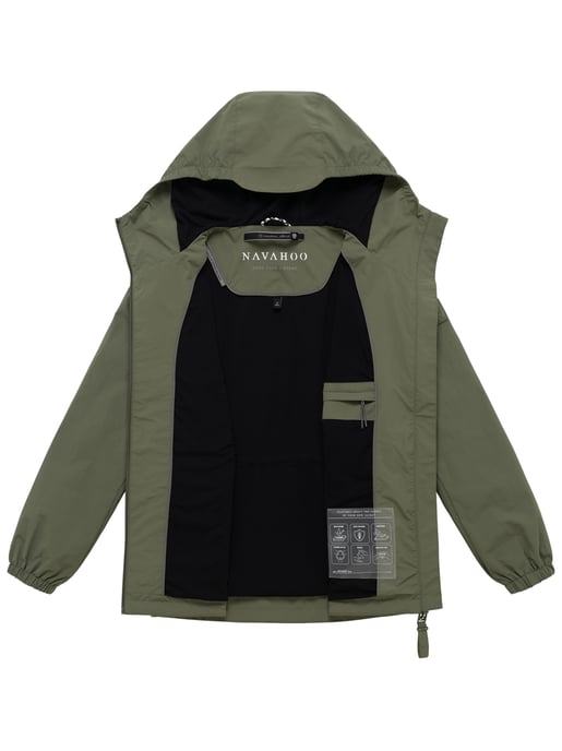 Navahoo Damen Übergangsjacke Donnerwetter mit Kapuze - Image 4