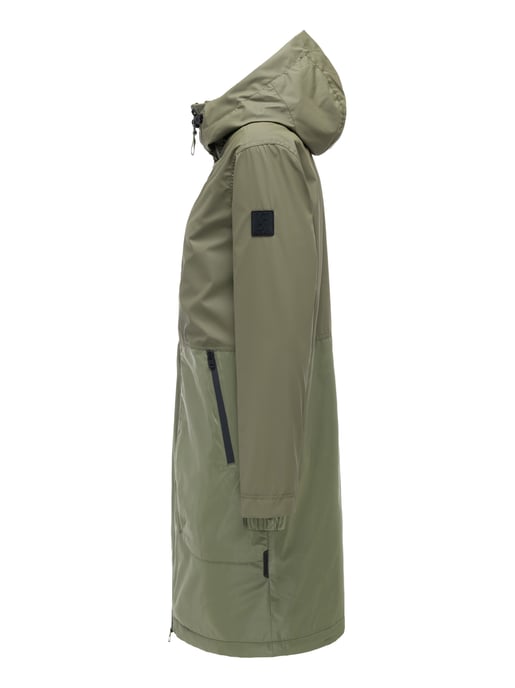 Navahoo Damen Parka Übergangsjacke Edelumhang mit Kapuze - Image 3