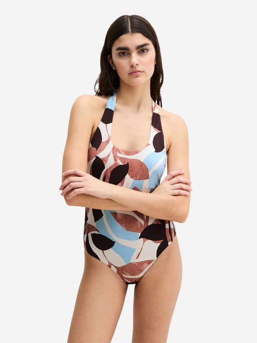 Marc O'Polo Damen Badeanzug Breezy LeafSchwimmanzug, Einteiler, Bademode - Image 2