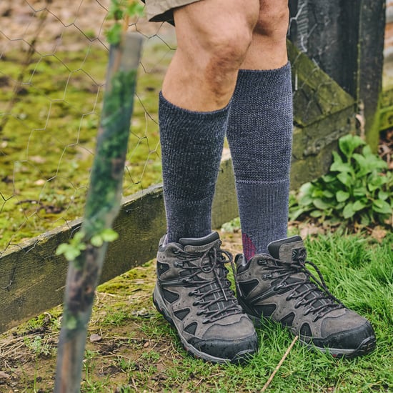 Herren Bergwanderungs Komfortoberteil Lange Socken | Wollsocken mit voller Polsterung - Image 4