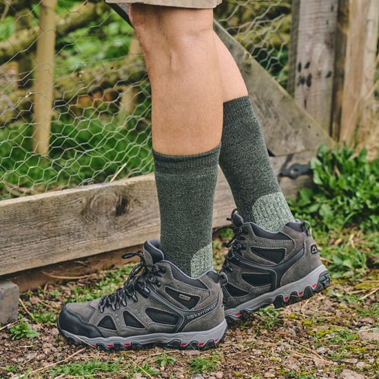 Herren Wander- und Wandersocken aus Wolle, vollständig gepolstert, schwergewichtig mit Fußgewölbeunterstützung - Image 4