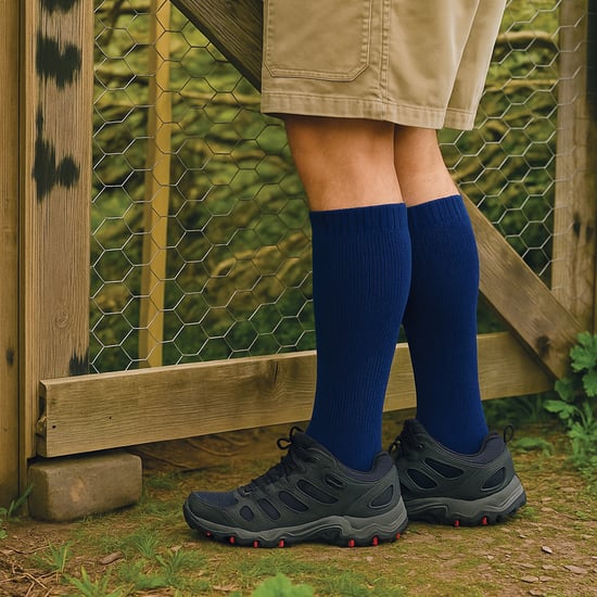 Herren Lange Wanderwollsocken Vollständig Gepolstert Warm für Spaziergänge & Trekking - Image 5