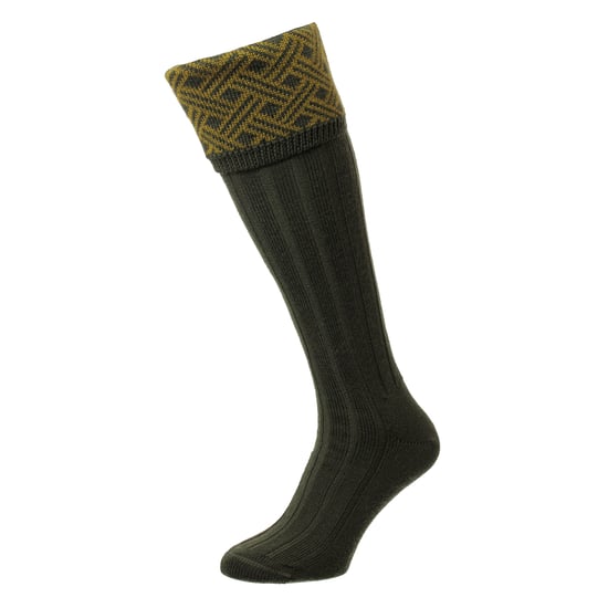 Herren Schieß Merinowollsocken Wärmendes Country-Jacquard-Muster - Image 2