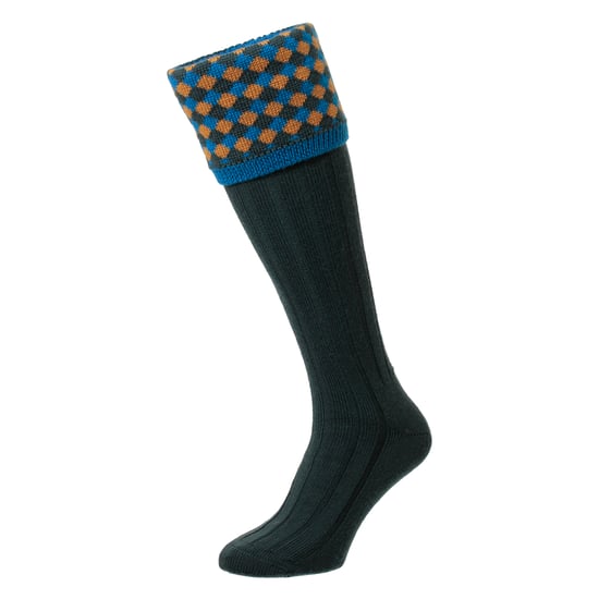 Herren Schieß Merinowollsocken Warme Country Diamantmuster - Image 2