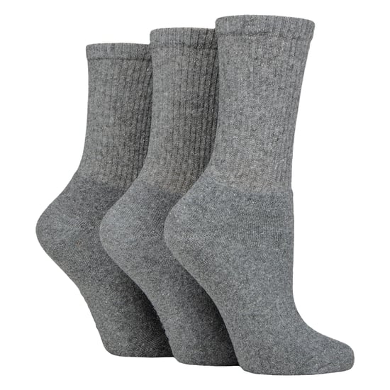 3er Pack Damen schlichte Crew Sportsocken - Weiche Baumwolle Alltags-Athletiksocken - Image 1