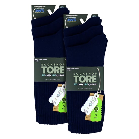 6er-Pack Herren Unifarbe Crew Sportsocken - Weiche Baumwoll Alltagsathletiksocken - Image 2