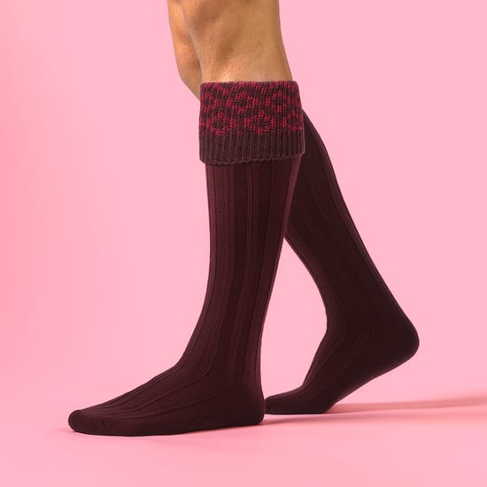 Herren Merinowolle Schießsocken mit Landmuster für Outdoor-Bekleidung - Image 3