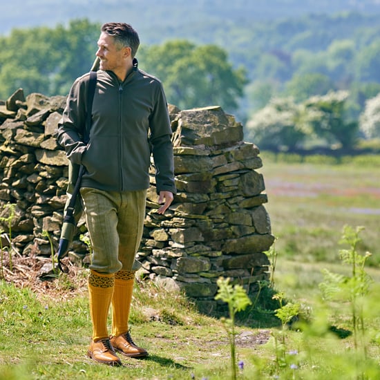 Herren Merinowolle Schießsocken mit Landmuster für Outdoor-Bekleidung - Image 4