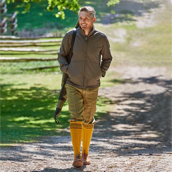 Herren Merinowolle Schießsocken mit Landmuster für Outdoor-Bekleidung - Image 5