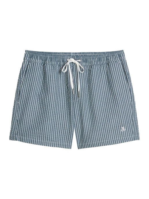 Marc O'Polo Herren Badehose SeersuckerSchwimmhose, Schwimmshorts, Badebekleidung - Image 1