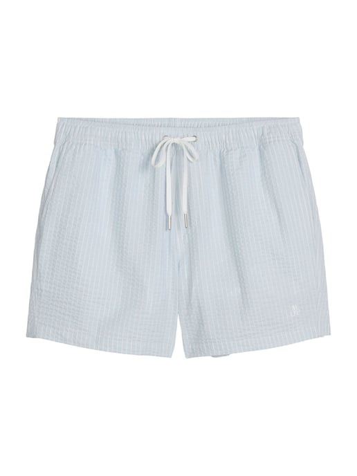 Marc O'Polo Herren Badehose SeersuckerSchwimmhose, Schwimmshorts, Badebekleidung - Image 1