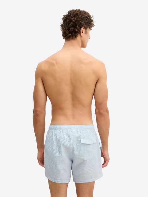 Marc O'Polo Herren Badehose SeersuckerSchwimmhose, Schwimmshorts, Badebekleidung - Image 3