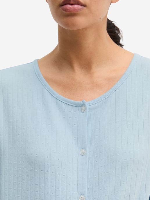 Marc O'Polo Damen Pyjamaoberteil Mix N MatchSchlafshirt, Pyjama Shirt, Nachtshirt - Image 4