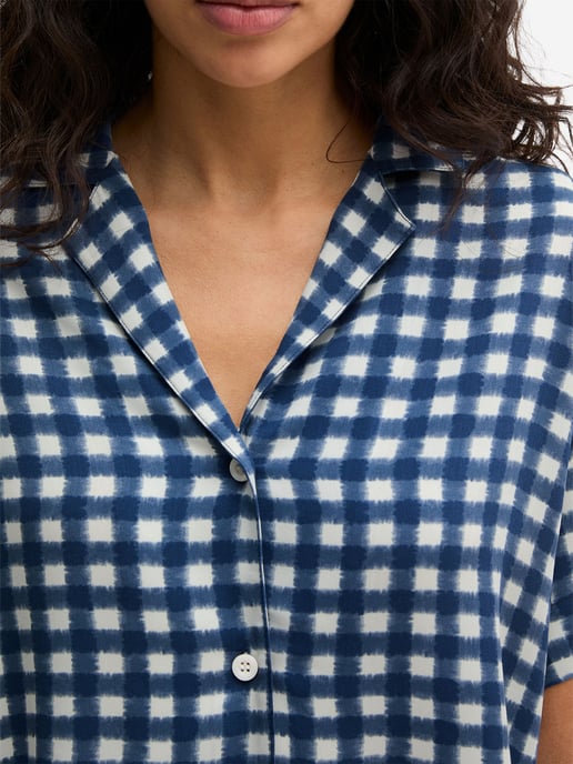 Marc O'Polo Damen Pyjamaoberteil Mix N MatchSchlafshirt, Pyjama Shirt, Nachtshirt - Image 4