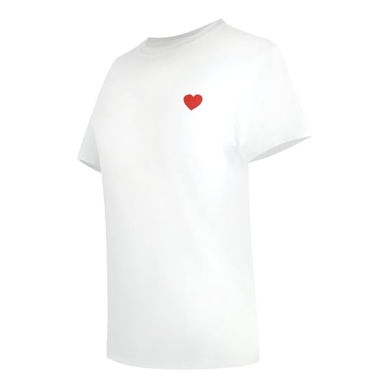 Moschino Herz-logo Weißes T-shirt - Image 2