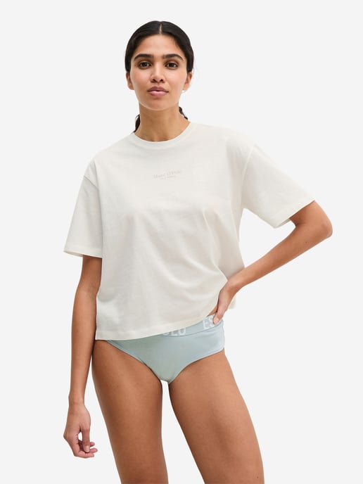 Marc O'Polo Damen T-Shirt Mix N MatchTee Shirt, Kurzarmshirt, Basic Shirt - Image 2