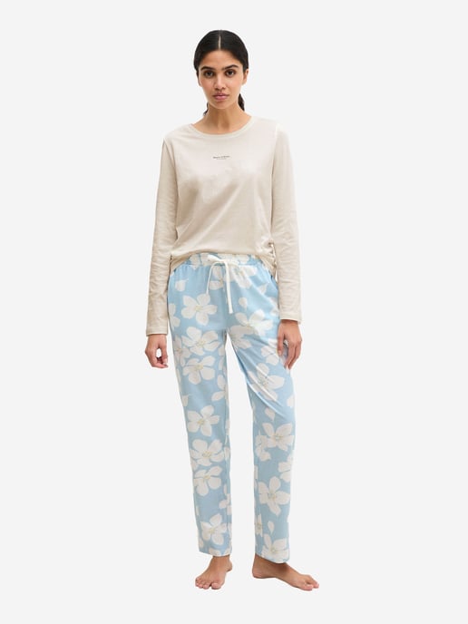Marc O'Polo Damen Pyjamahose Mix N MatchSchlafhose, Nacht Hose, Loungehose - Image 2