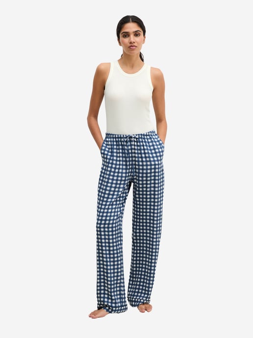 Marc O'Polo Damen Pyjamahose Mix N MatchSchlafhose, Nacht Hose, Loungehose - Image 2
