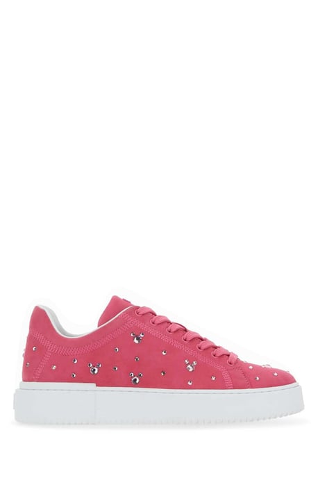 Fuchsia Wildleder-Sneaker - Image 1