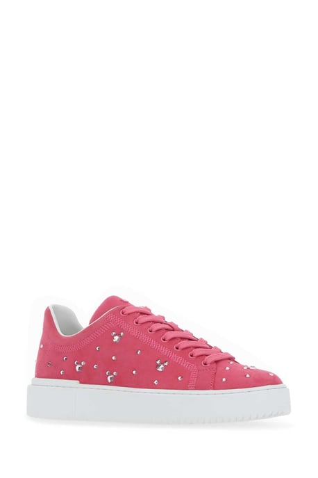 Fuchsia Wildleder-Sneaker - Image 2