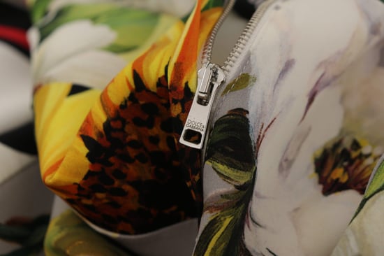 Florales Patchwork Mini-Kleid Mehrfarbig - Image 6